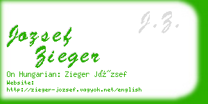 jozsef zieger business card
